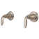 Avalon Double Handle Tub and Shower with Metal Lever Handles Trim