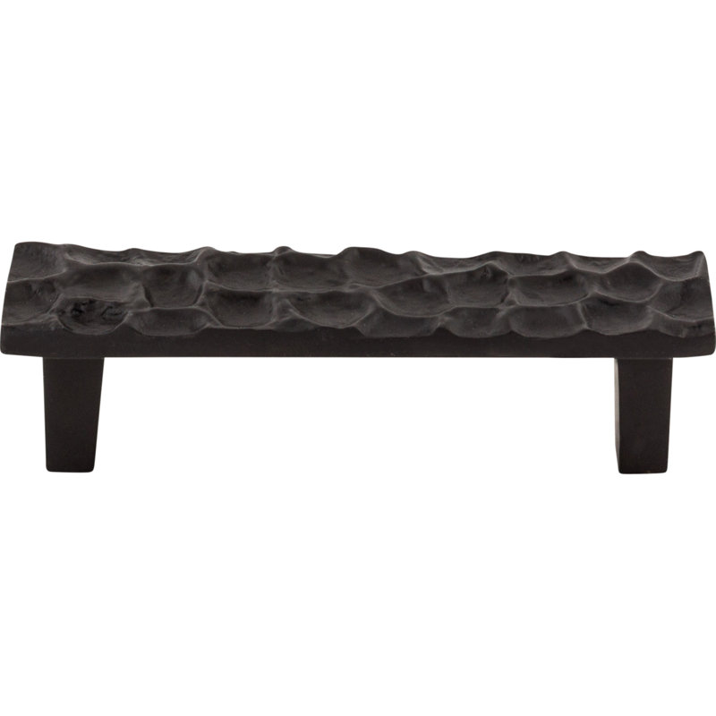 Cobblestone Bar Pull, 3 3/4" Center to Center, Coal Black