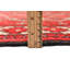 Tapis oriental antique rouge tribal 4 x 6 pi 5 po