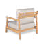 Ensemble de conversation pour patio en bois