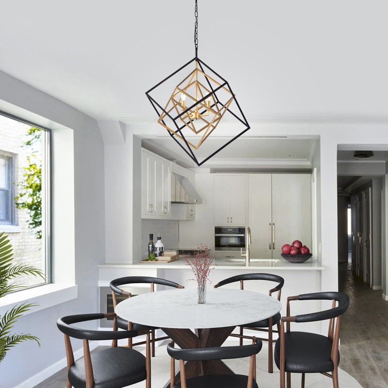 Dorelli 3 - Light Geometric Chandelier