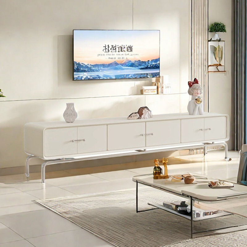 Meuble télé français avec style et fonctionnalité, 86.61"