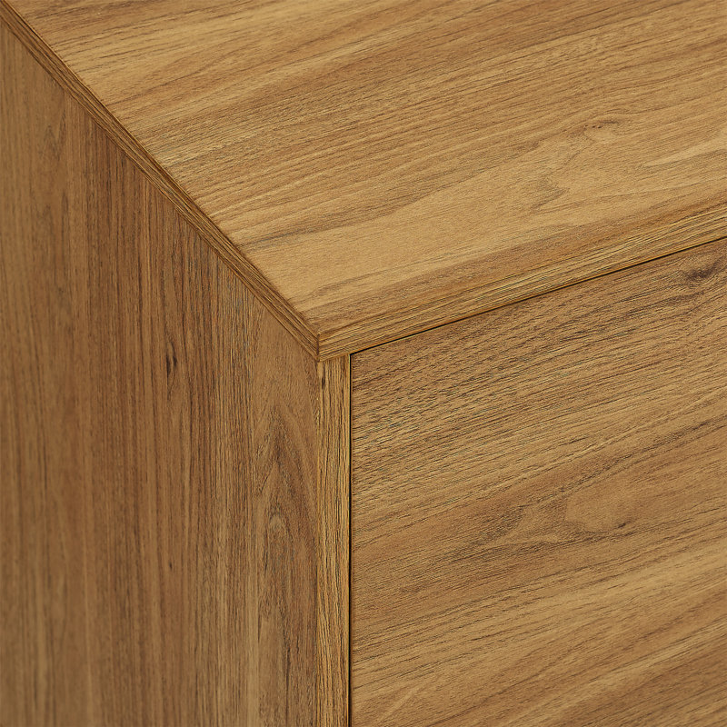 Unfinished TV Stand for TVs up to 65", English Oak