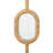 Nowling Mirror Console Table - 39.5" x 12" x 30.3" - Gold