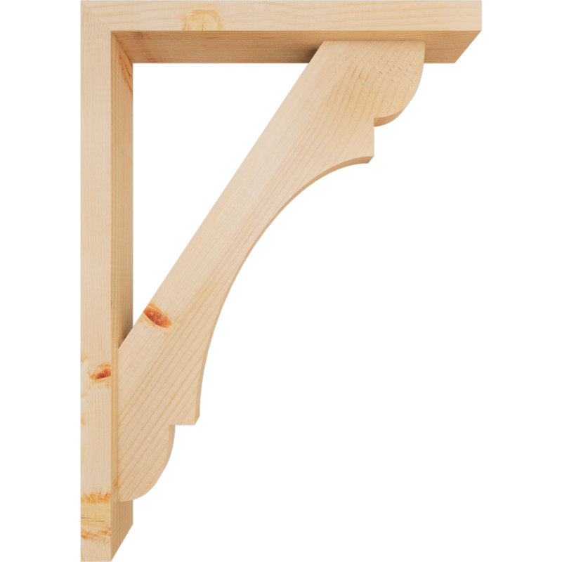 Support de bloc olympique avec entretoise décalée, 28 x 20, Sapin Douglas de l 3 1/2 (lisse)