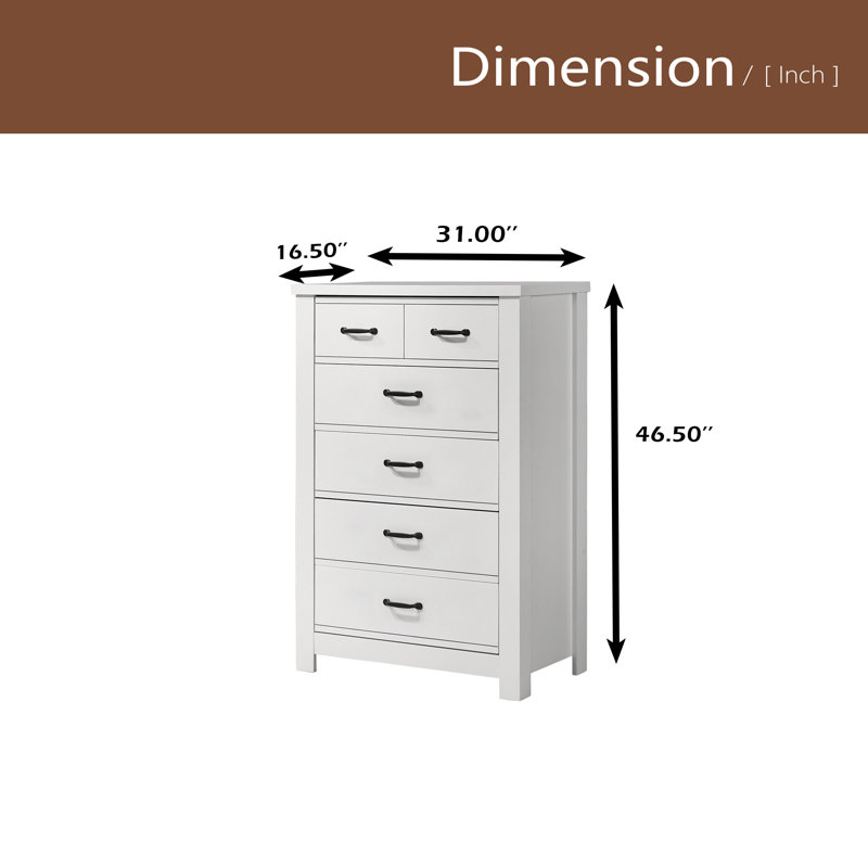 Commode 5 tiroirs 31 "