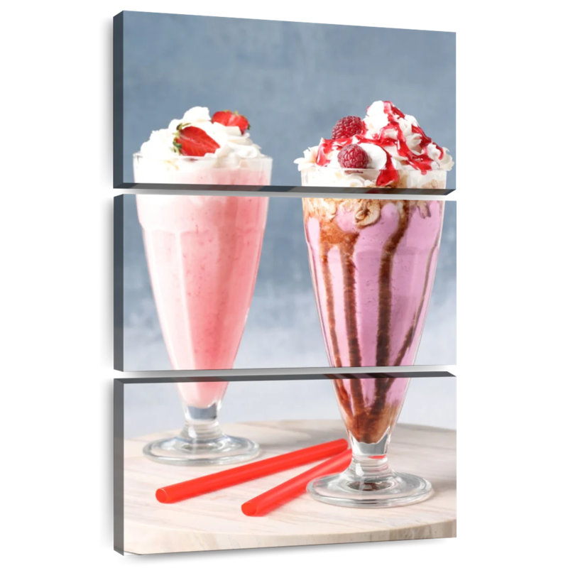 Lait frappé aux baies roses Yarlin, H 50 po x l 32 po