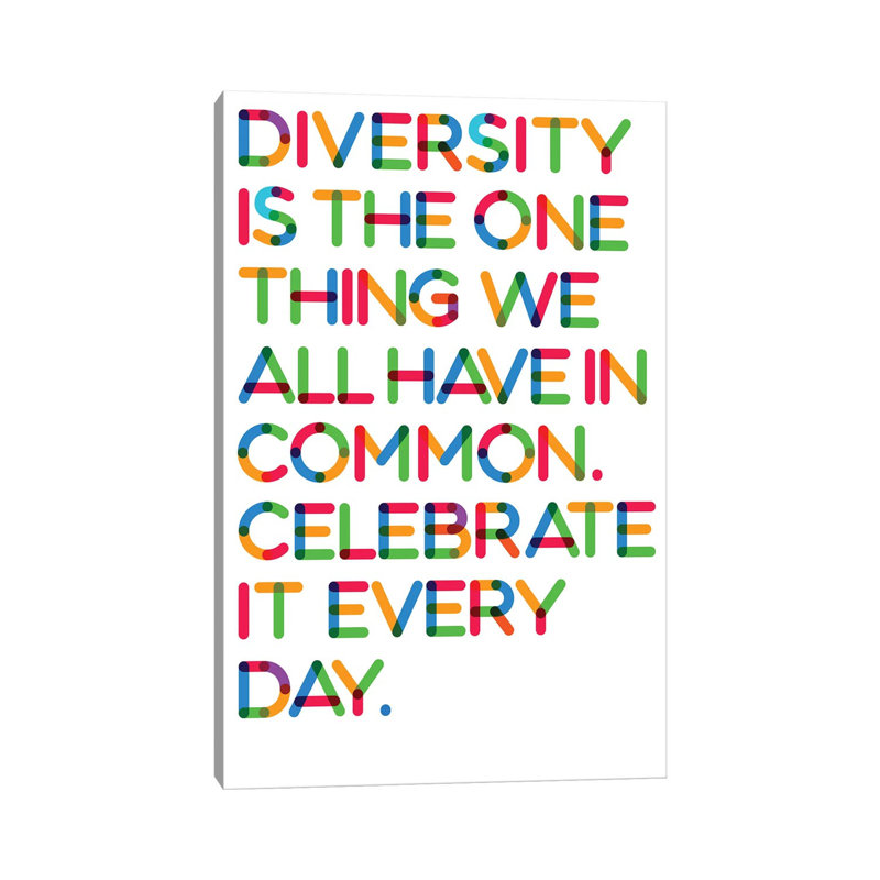Diversity - Wrapped Canvas Print, 66.04 cm H x 45.72 cm W x 3.175 cm D