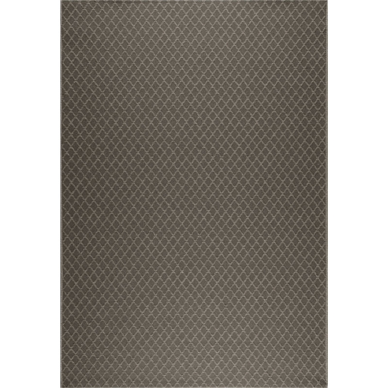 Solid Colour Wool Flatweave Area Rug, Rectangle 240 x 330 cm