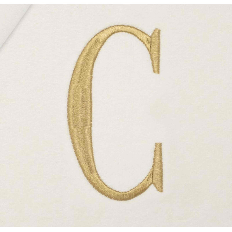 IVR/GLD Monogram Towel Set, 3 Piece Towel Set, Ivory