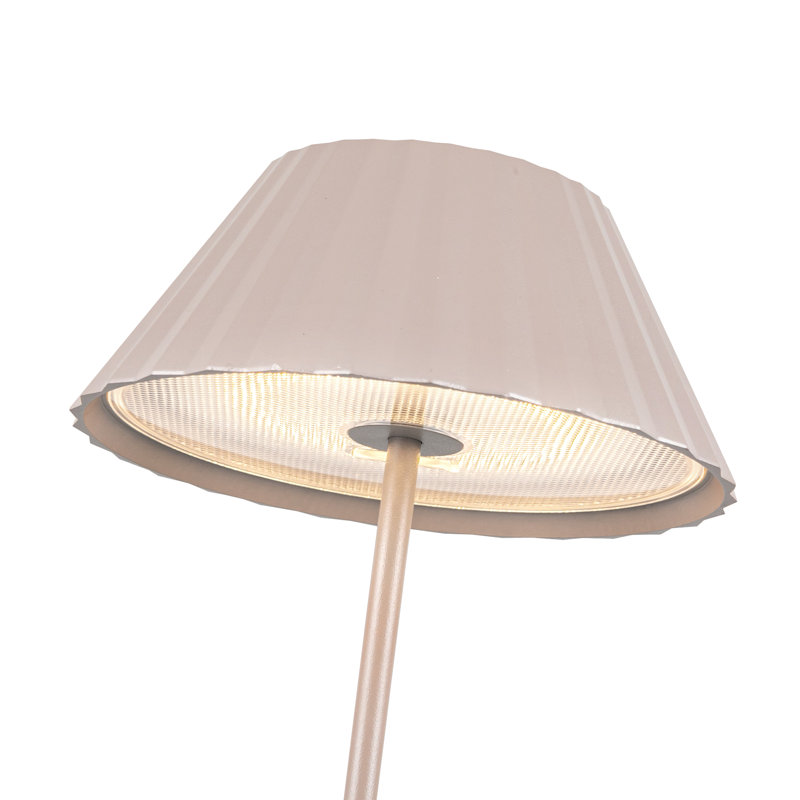 Zola LED Standard Table Lamp, Moonstone Gray