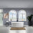 Freestanding Soaking Acrylic Curved Design Bathtub-94320102-100481071