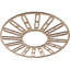Médaillon de plafond en bois ajouré de 20 po de diamètre x 7 1/4 po x H 1/4 po-63412175-63412168