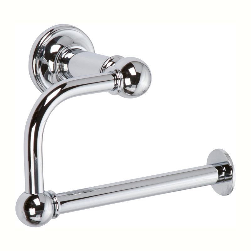 Columnar Hanging Toilet Paper Holder, Polished Chrome