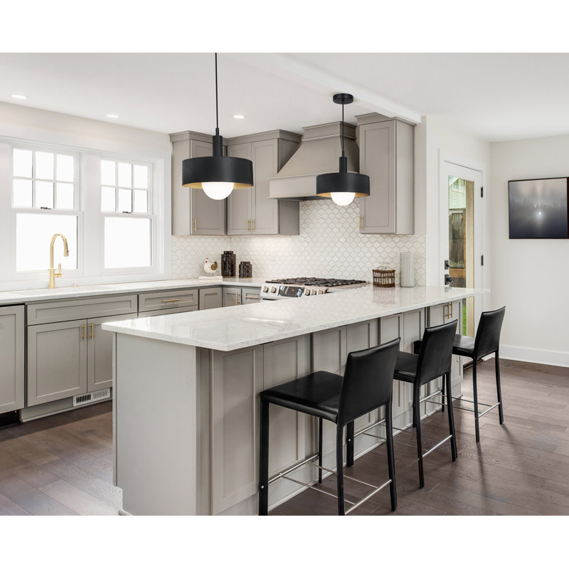 Lujayn 1 - Light Dome Pendant, Matte Black