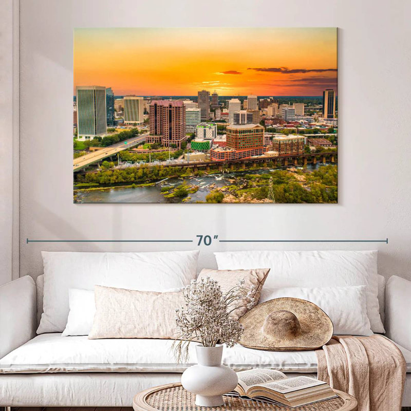 Richmond At Sunset, 34" H x 51" W