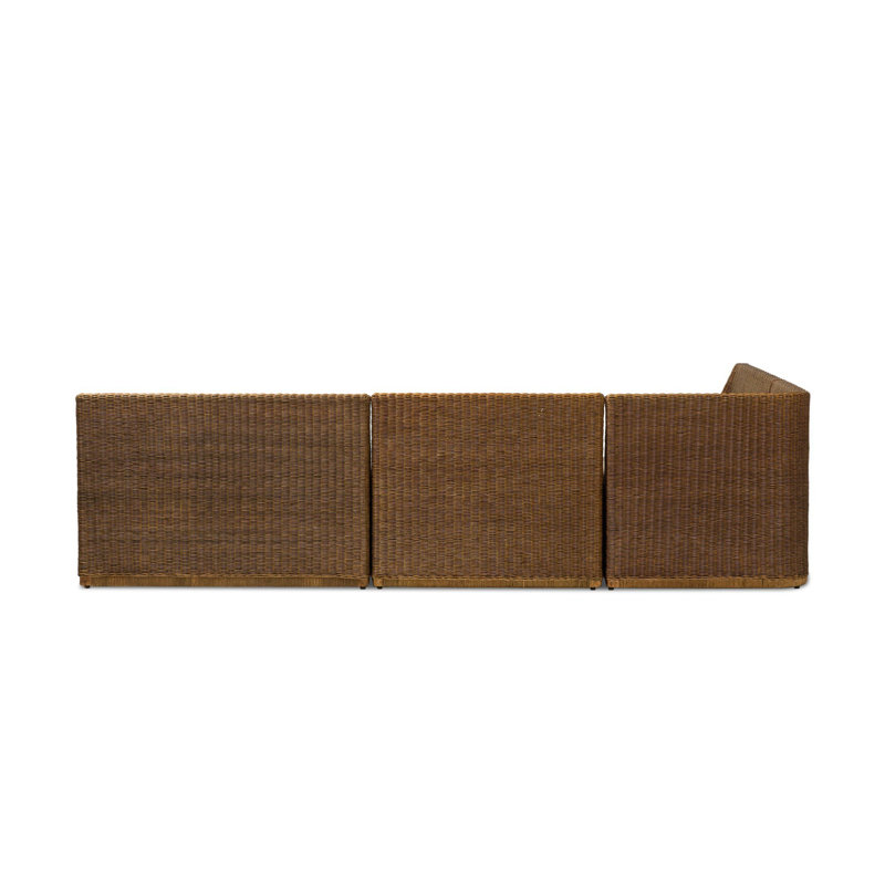 Senna Dining Banquette L Shape 144"-Left, 32.5" H x 121.75" W x 83.25" D