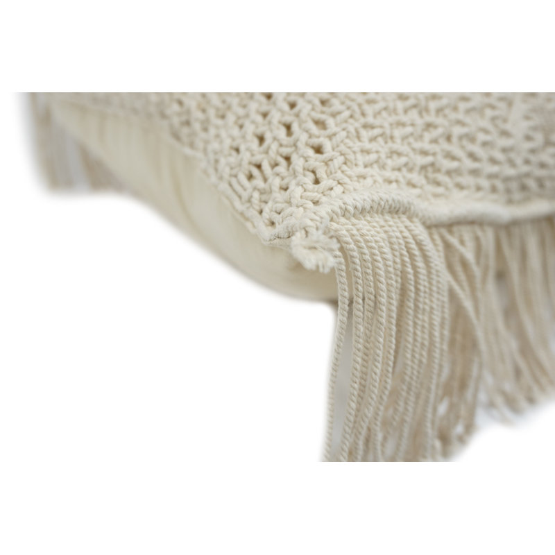 Cotton Blend Throw Pillow