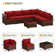 Keyala 7 Piece Rattan Sectional Seating Group with Cushions