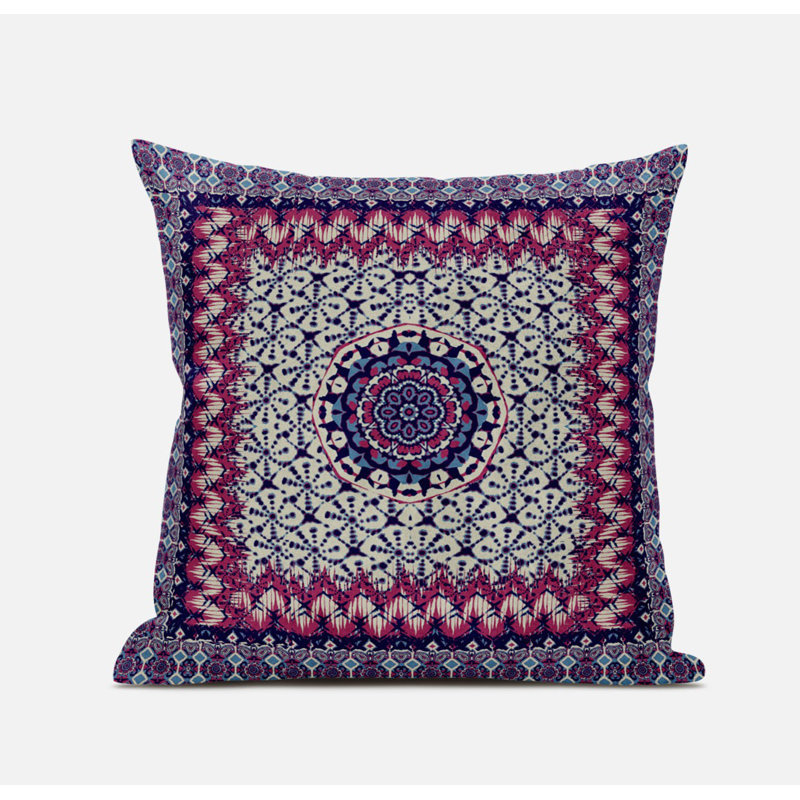  Throw Square Pillow Cover & Insert, Magenta
