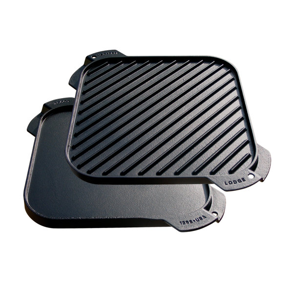 10.5 Inch Square Reversible Grill and Griddle
