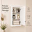 Lyonesse Armoire à pharmacie murale moderne en MDF avec miroir l 20 po x H 27,8 po Lyonesse-129387494