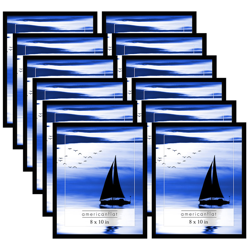Cadre photo en plexiglas, 8 po x 10 po, 6 Pack