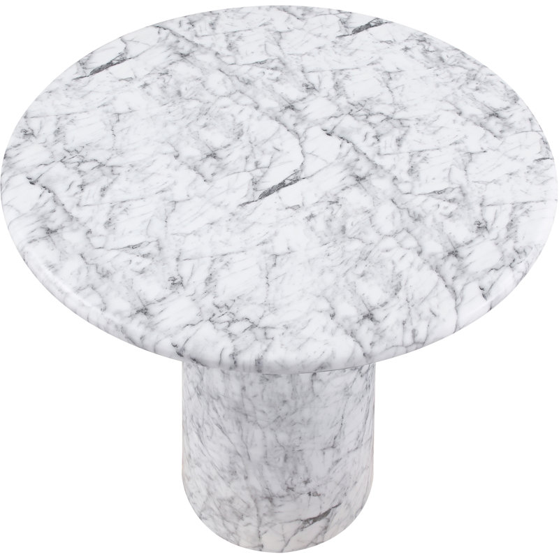 Table de bar Coserza, H 42 po x L 42 po x l 42 po, Blanc