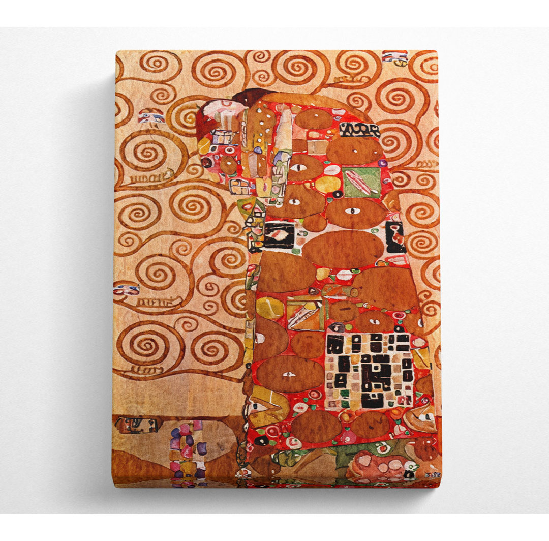 Klimt Embrace - Kunstdrucke auf Leinwand - Wrapped Canvas