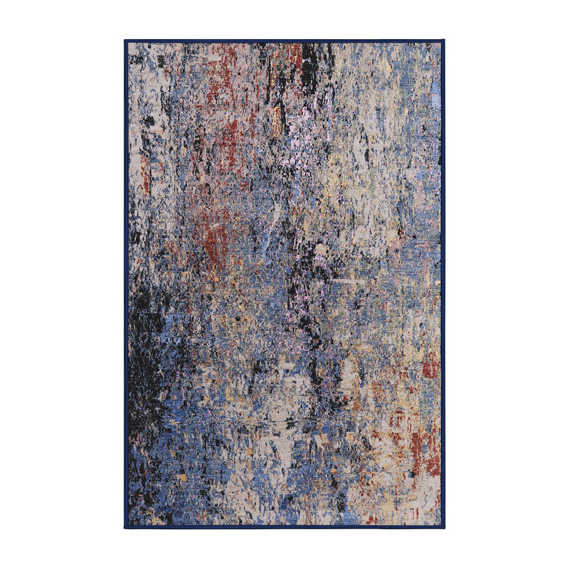 Tapis marocain tissé à la machine, Rectangle 2 pi x 3 pi
