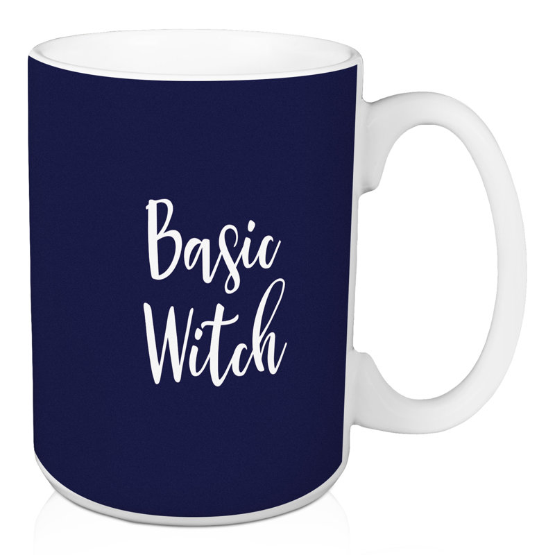 Grande tasse à café de base Olivares, Bleu marine