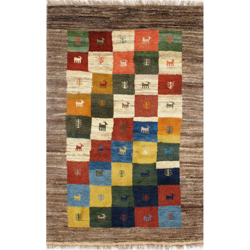 Lerryn Hand Woven Cotton Geometric Area Rug