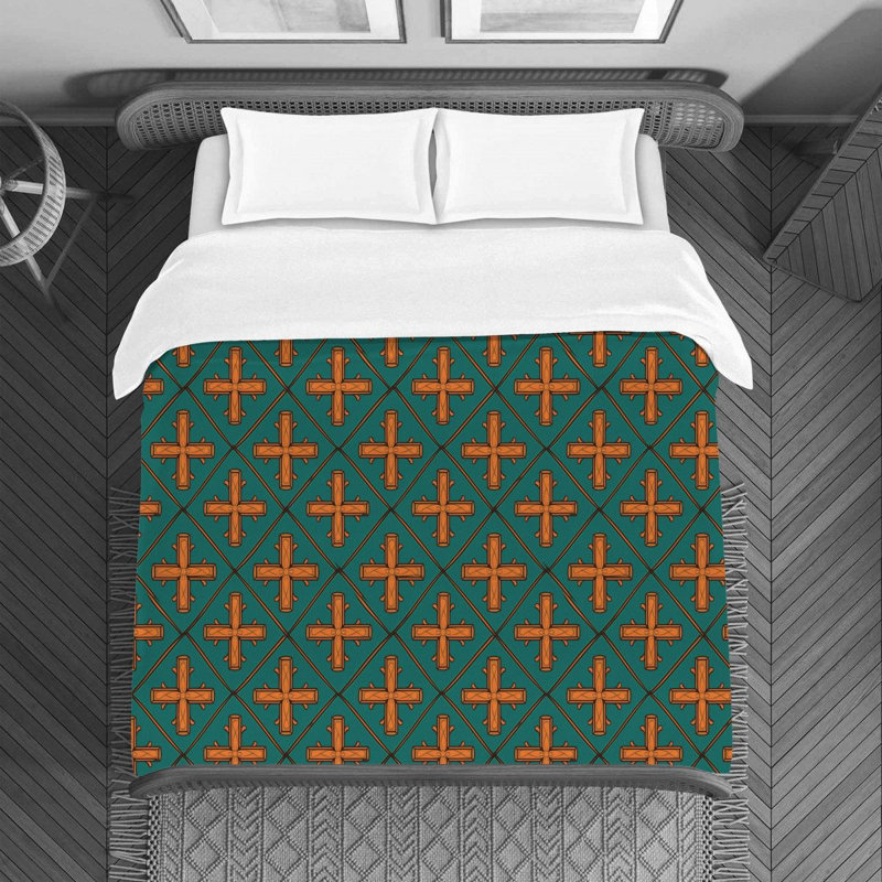 Machine Printed Duvet Cover, Twin Duvet Cover