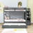 Deyaan Twin Over Twin Bunk Bed with Built-In Stairs , Trundle Bed Included-919047075