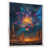 White Floater Framed