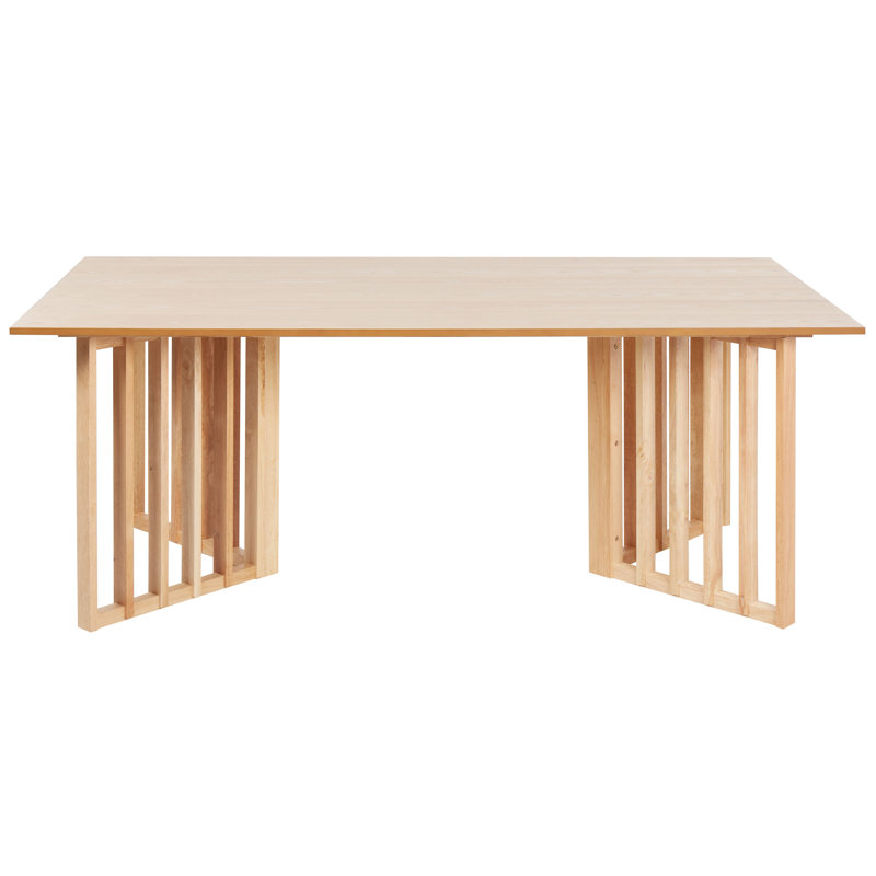 Anicia Solid Wood Base Dining Table