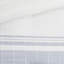 Édredon pour très grand lit, 6 pièces en coton, motif à rayures tissées pour lit de bébé moderne, rembourré, très visible, rayures contrastantes à 100%, coussins décoratifs