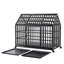 Cage pour chien robuste avec cage pour chien robuste et grand pour chiens avec 4 roues verrouillables