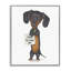 «Dachshund Im the Boss Fun Family Pet Expression» par Danny Gordan - impression d'art graphique-174257581-174245705