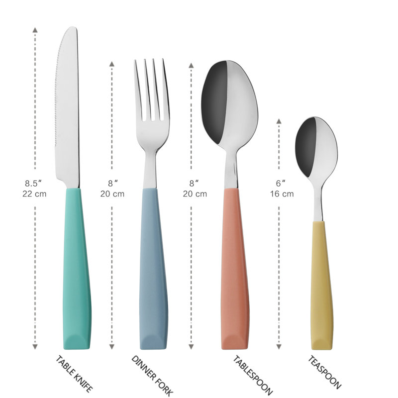 ANNOVA Stainless Steel Flatware Set - Service for 6