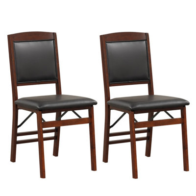 Ensemble de chaises pliantes en cuir Aral
