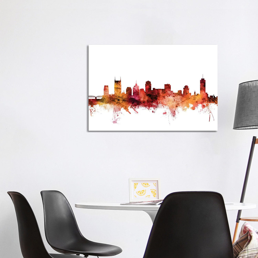 Nashville, Tennessee Skyline by Michael Tompsett - Wrapped Canvas Gallery-Wrapped Canvas Giclée