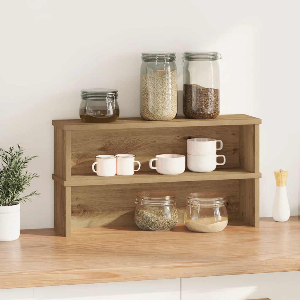 Kitchen Racks Stackable Storage Shelf Counter Shelf Cabinet Organizer