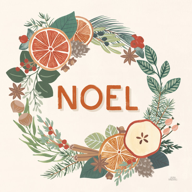 Holiday Spice V by Laura Marshall - Wrapped Canvas Print, 51cm H x 51cm W