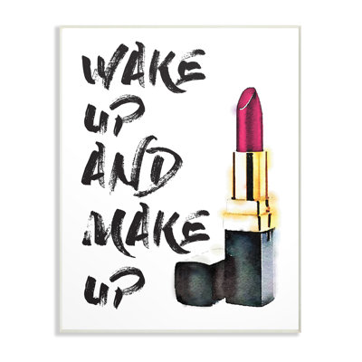 «Wake Up and Make Up», art textuel