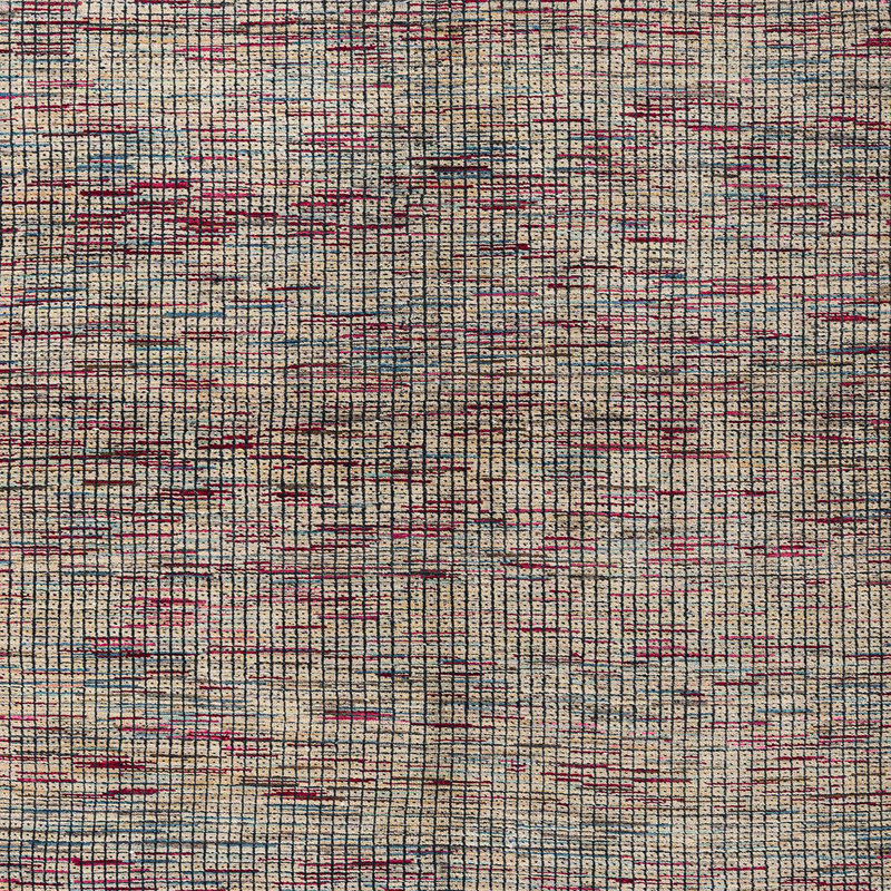 Tapis abstrait moderne 4609, Carré 4 pi