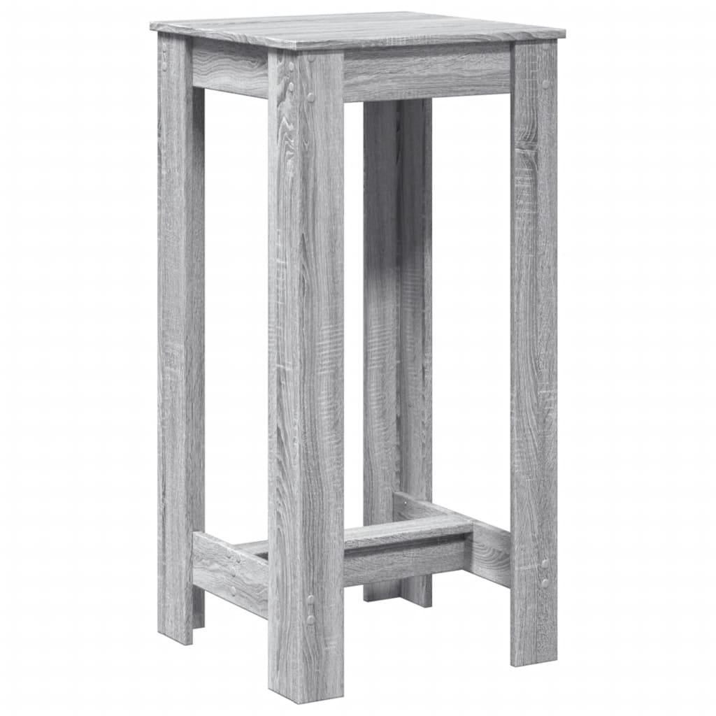 Vidaxl bar table in brown oak-effect wood, 51 x 50 x 103.5cm