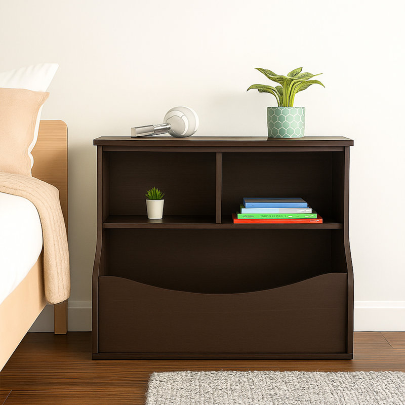  Multi-Functional Bookcase, Store or Display Books of Different Sizes, Bronze