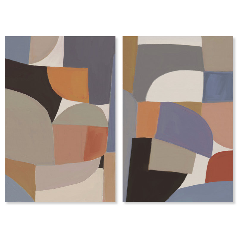 Muted Prelude Set Set by Oliver Gal, 30"H x 20"W, Gallery Wrapped