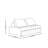 Foldable Multifunctional Pull-Out Sofa Bed
